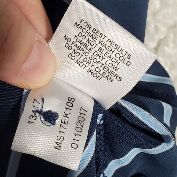 Peter Millar Men Summer Comfort Polo‎ Shirt Size XL Stripe Logo Golf Casual - Picture 6 of 10